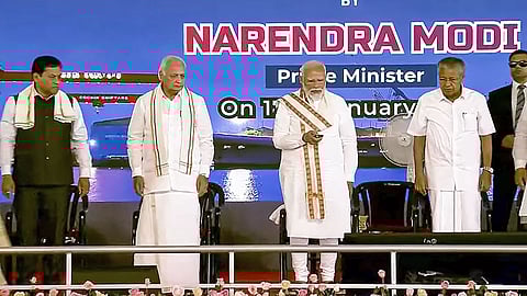 PM Narendra Modi inaugurates developmental projects at Kochi