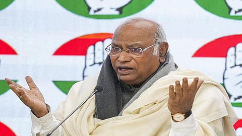 Congress president Mallikarjun Kharge