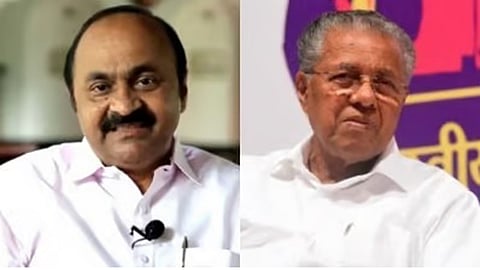 Kerala opposition leader V D Satheesan and CM P Vijayan
