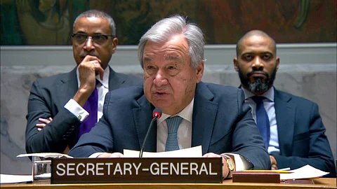 UN Secretary General Antonio Guterres