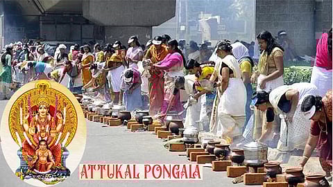 Sacred ritual 'Pongala' offered to Attukal Bhagavathy, Thiruvananthapuram.
