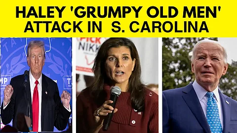Indian-American Republican presidential aspirant Nikki Haley with her rivals