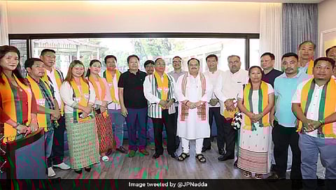4 MLAs join BJP in Arunachal Pradesh