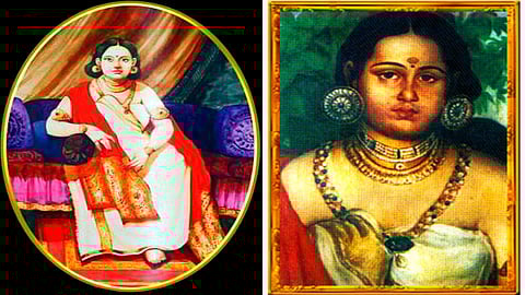 Regent Queen Gowri Parvathi Bai (1815 - 1829), Travancore (Southern Kerala