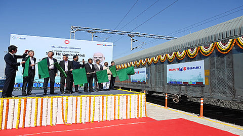 PM Modi Inaugurates India's First Automobile In-Plant Railway Siding Project