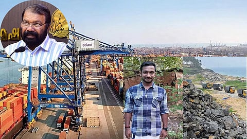 The BDS student Anantu who was killed in a freak road mishap in nearby Vizhinjam Port (Adani)