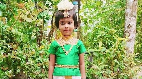 Kshetra, five-year-old girl from Chavara, Kollam