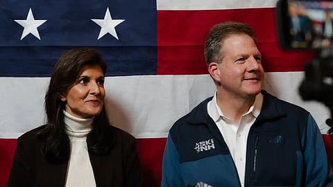 Republican presidential candidate Nikki Haley