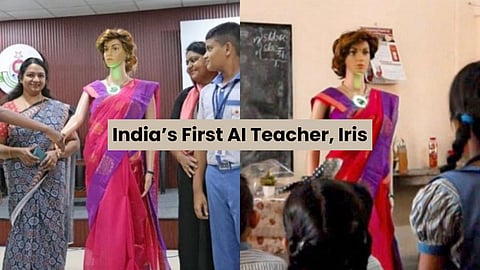 Iris - the first Artificial Intelligence teacher, Kerala
