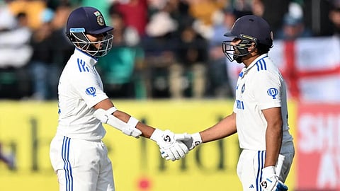 Rohit (R), Jaiswal (L)