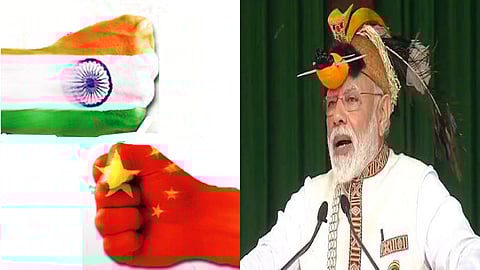 China's protest to India