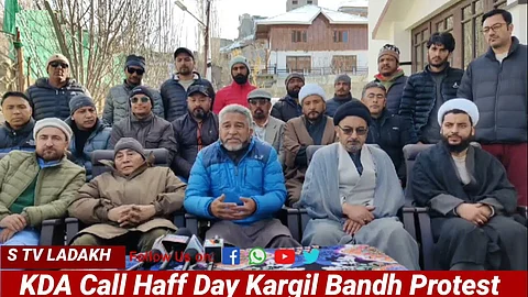 Strike by Kargil Democratic Alliance