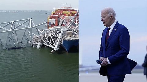 US President Joe Biden's comment on Francis Key Bridge accident