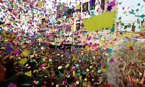 Varanasi embraces Holi fervor with music and colors