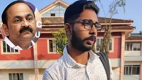 Sidharthan J S, student of Veterinary and Animal Sciences, who was suspected to be murdered.