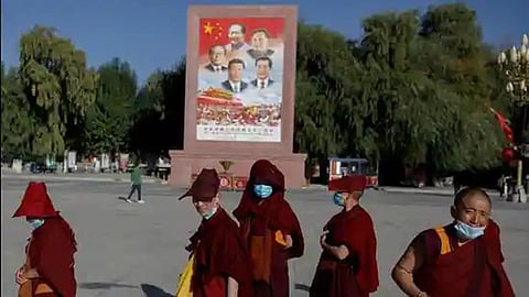 Villages in Tibet close to its borders with India and Bhutan