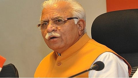 Haryana CM Manohar Lal Khattar