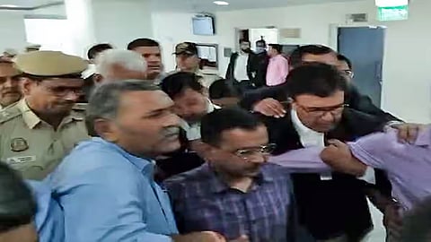 Delhi CM Arvind Kejriwal was produced before Rouse Avenue court