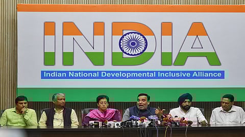 "Maha Rally" by INDIA bloc at Delhi's Ramlila Maidan