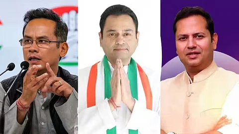 Gaurav Gogoi, Nakul Nath, and Vaibhav Gehlot
