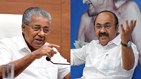Kerala CM P Vijayan and LoP V D Satheesan