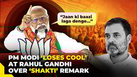 PM Narendra Modi's attack on Rahul Gandhi's remark