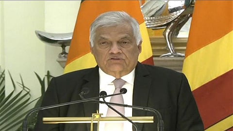 Sri Lankan President Ranil Wickremesinghe