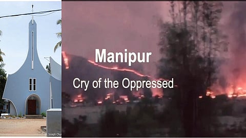 Manipur violence documentary screened in St Joseph's Church, Sanojapuram, Kerala