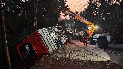 Bus accident, Kozhikode, Kerala