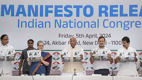 Congress releases its poll manifesto