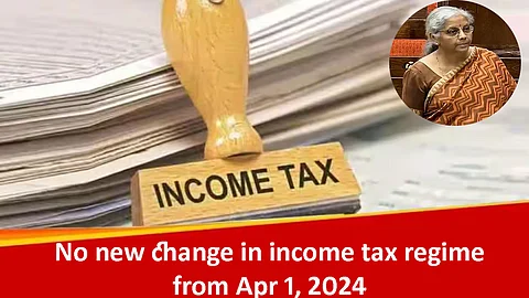 Income tax regime for 2024 - 25 financial year