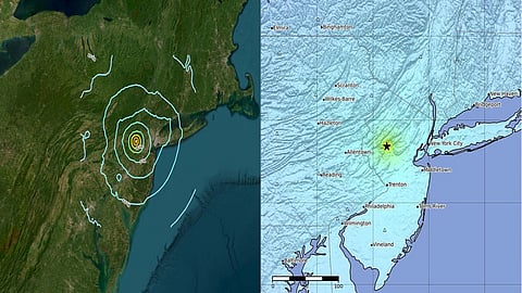 Earthquake in New York city