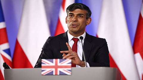 British PM Rishi Sunak