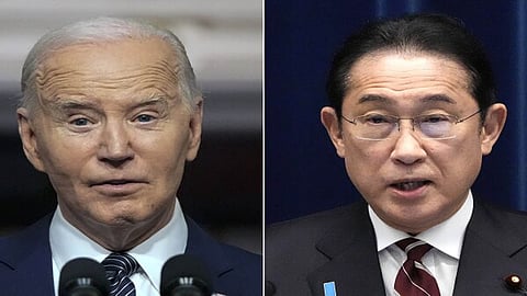 US President Joe Biden and Japanese Prime Minister Fumio Kishida