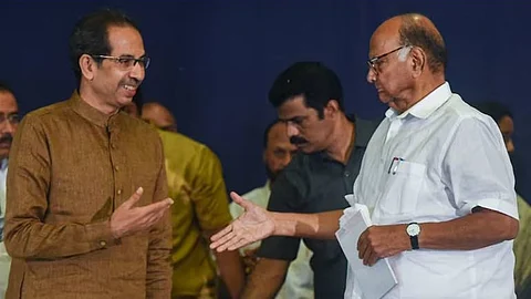 Uddhav Thackeray and Sharad Pawar