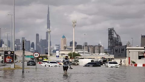 UAE during flash floods