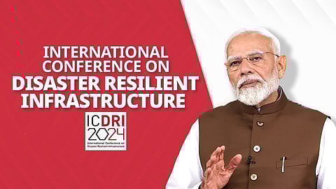 PM Narendra Modi's message to 6th edition of the International Conference on Disaster Resilient Infrastructure