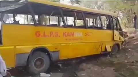 6 students killed, around 20 injured as school bus overturns in Haryana