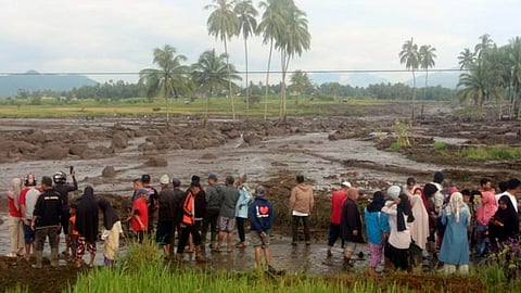 Flash floods and cold lava flow hit Indonesia's Sumatra island; at least 37 killed