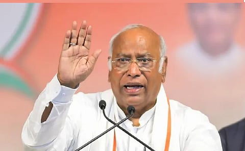 Congress president Mallikarjun Kharge