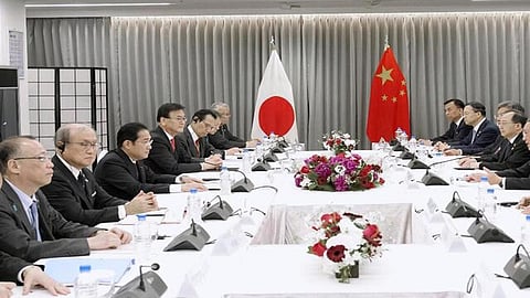 Korea, Japan and China - first such trilateral meeting in more than four years.