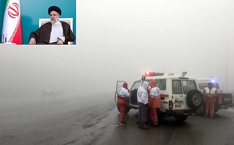 'No sign of life' at crash site of helicopter carrying Iran's president, others