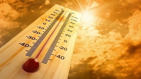 Heat wave in north west India