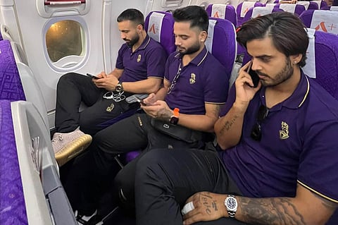 KKR players spend night in Varanasi after flight diverted multiple times due to bad weather