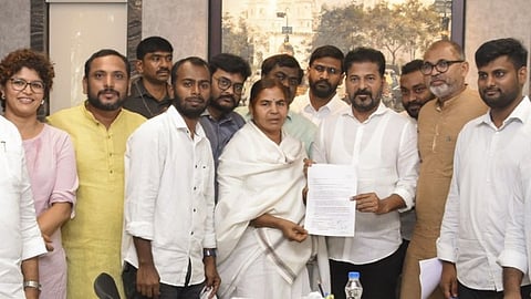 Rohith Vemula's mother meets Telangana CM Revanth Reddy, seeks 'justice'