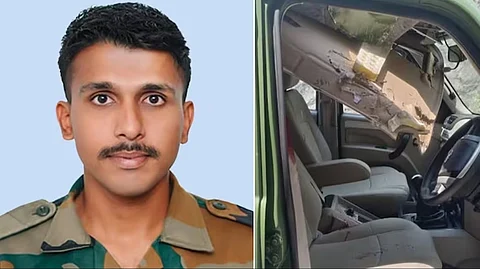 Indian Army soldier P Adarsh