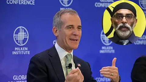 US Ambassador to India Eric Garcetti on Gurpatwant Singh Pannun