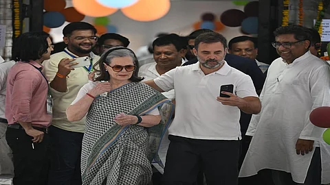 Sonia and Rahul Gandhi