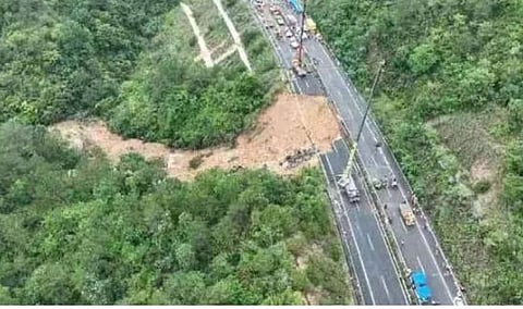 48 killed in highway collapse in China