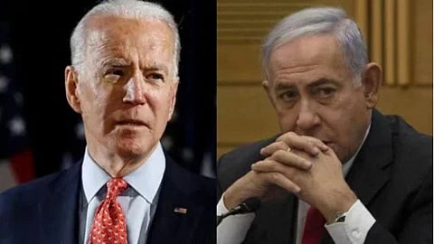 President Joe Biden and Israeli Prime Minister Benjamin Netanyahu